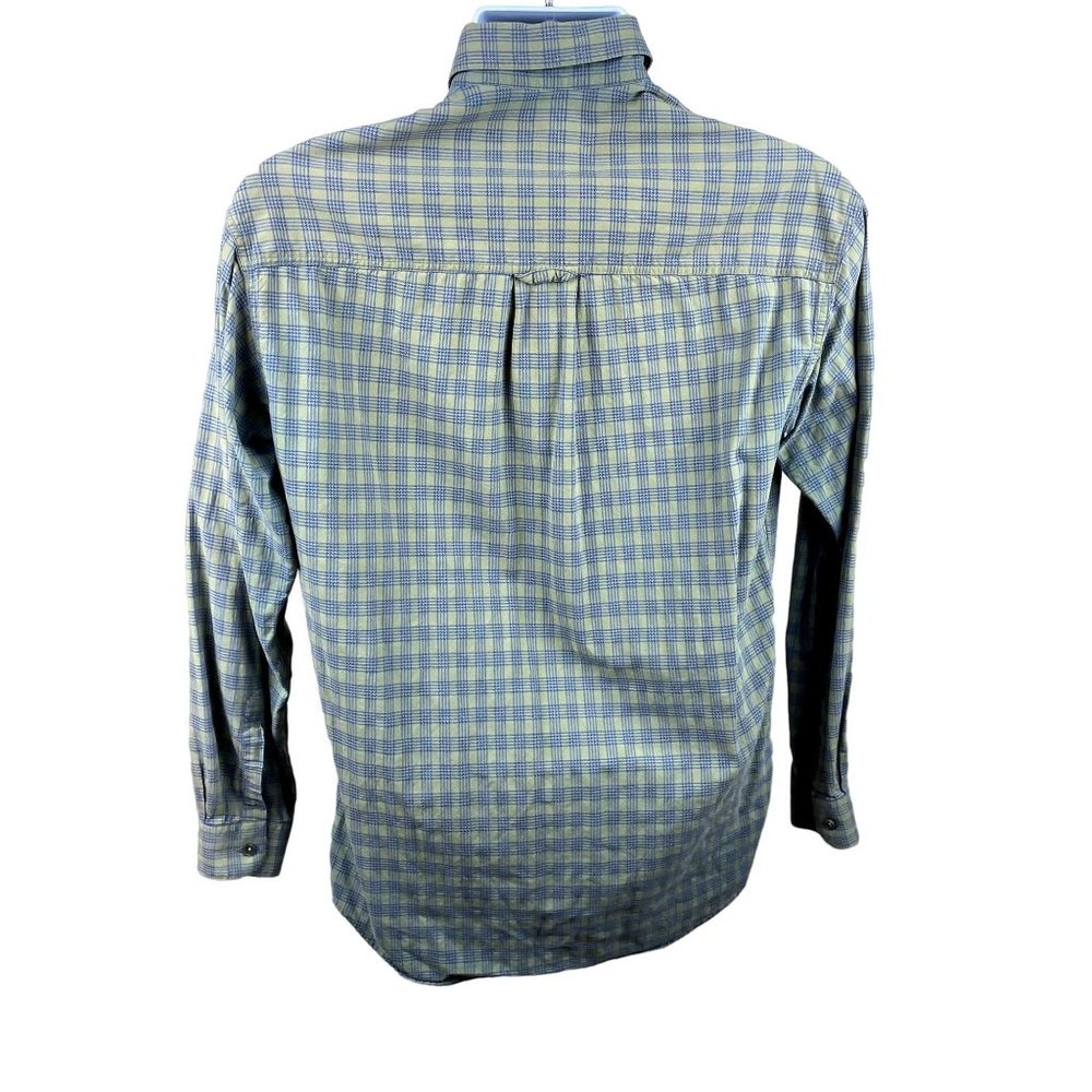 Stone Work green plaid, button-down long-sleeve shirt, size Small - Picture 4 of 6